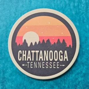 Happy Little Sunset Ceramic Coaster-New South